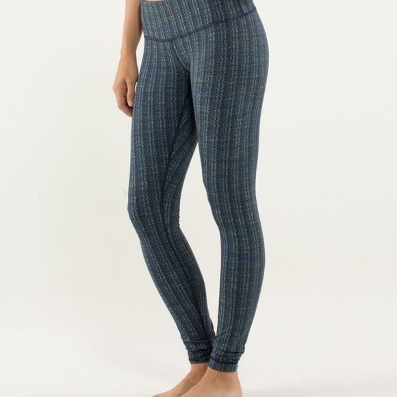 LULULEMON Ziggy Wee Inkwell pants wunder under 8 - Picture 2 of 5